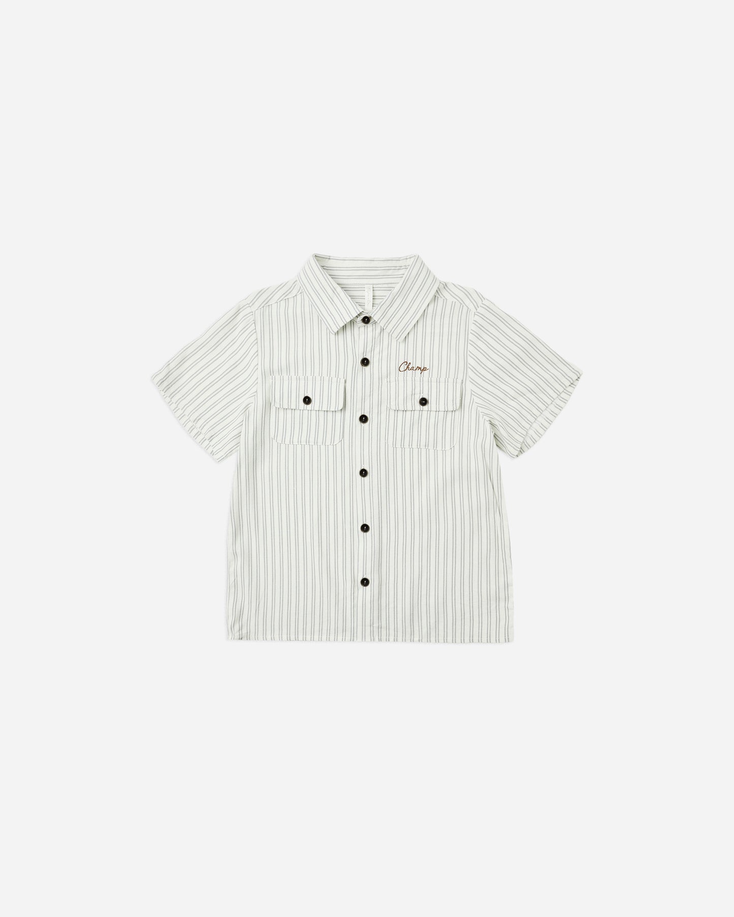 Rylee + Cru - Collared Shirt - Railroad Stripe