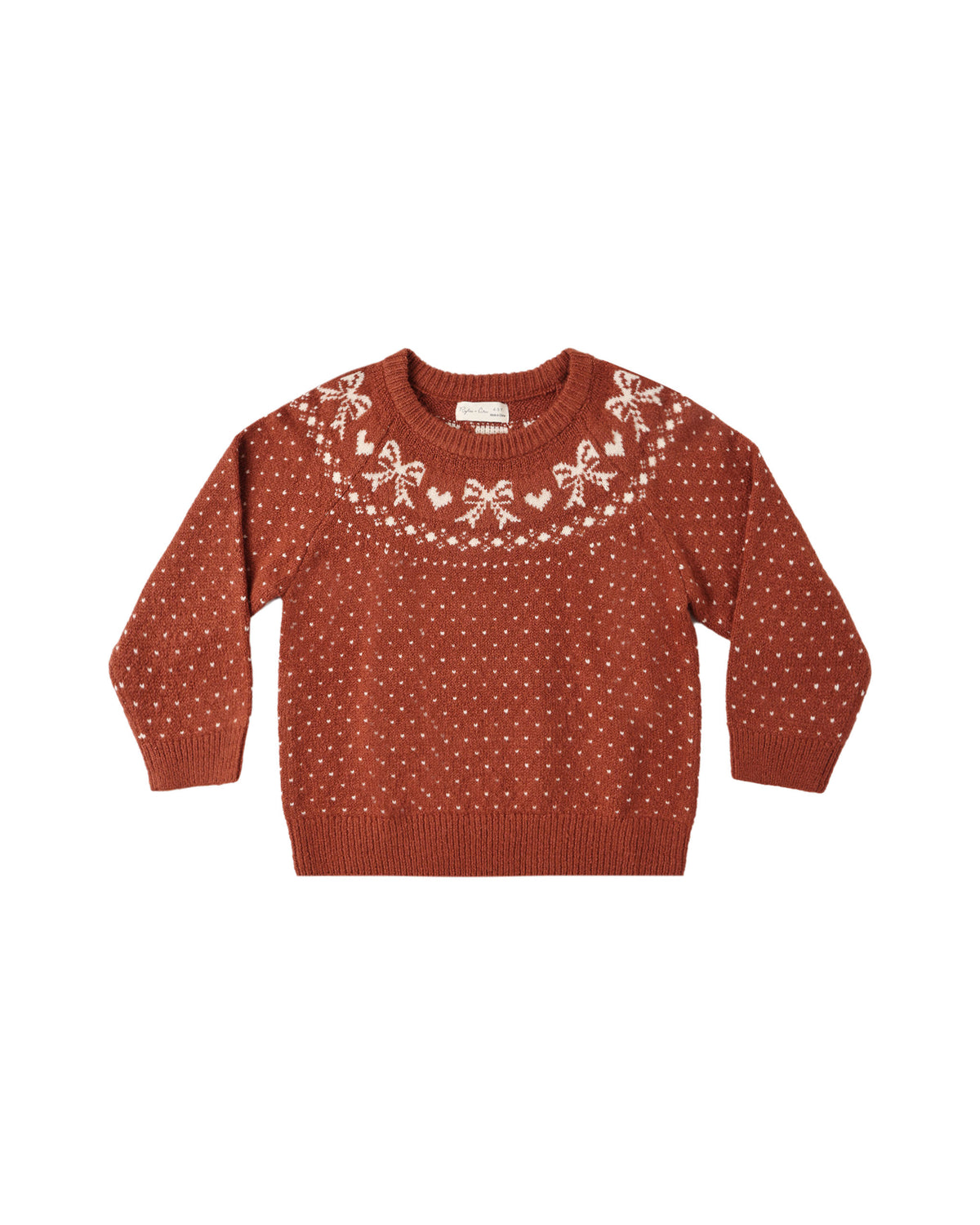 Rylee + Cru - Fair Isle Sweater - Ruby