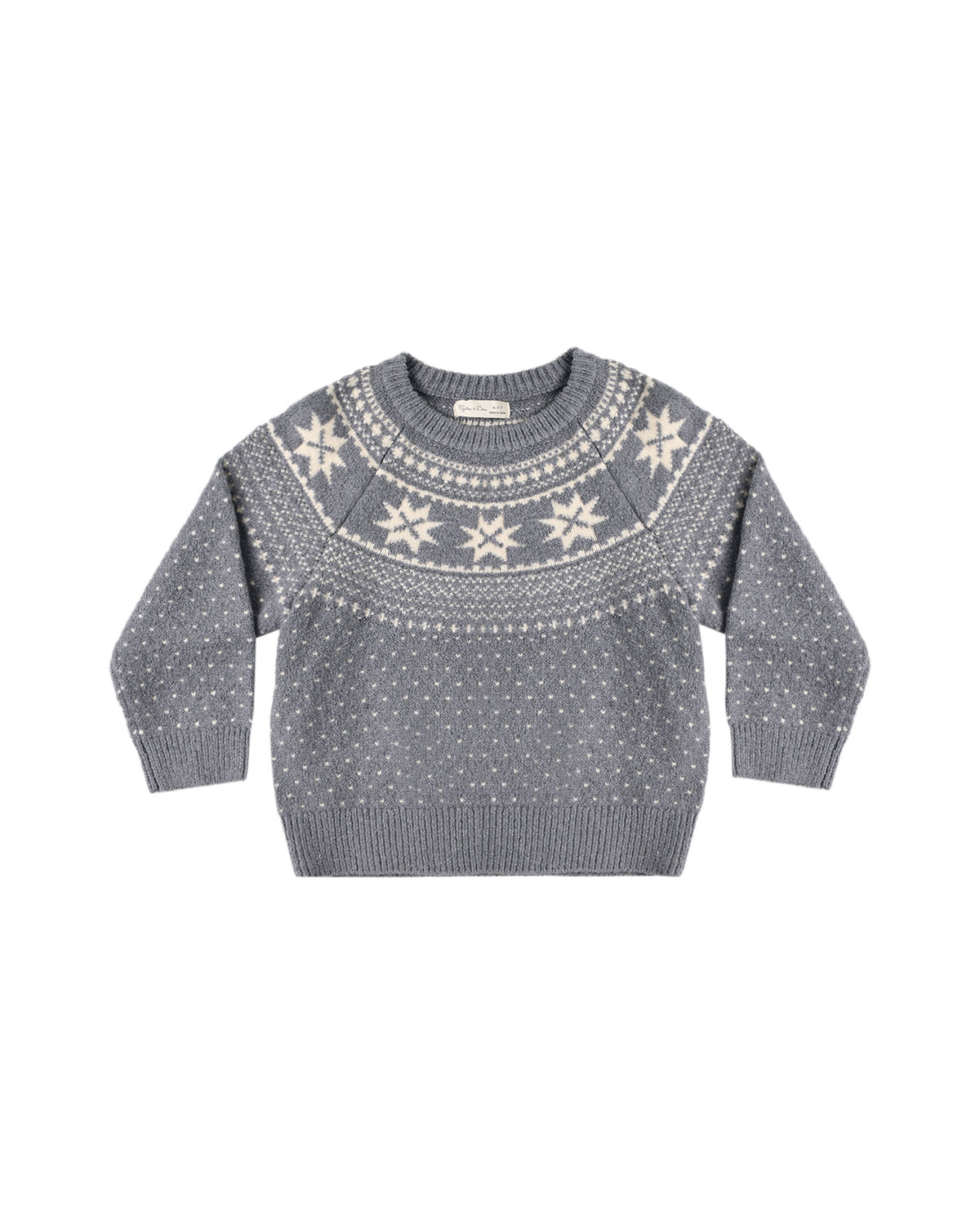 Rylee + Cru - Fair Isle Sweater - Slate