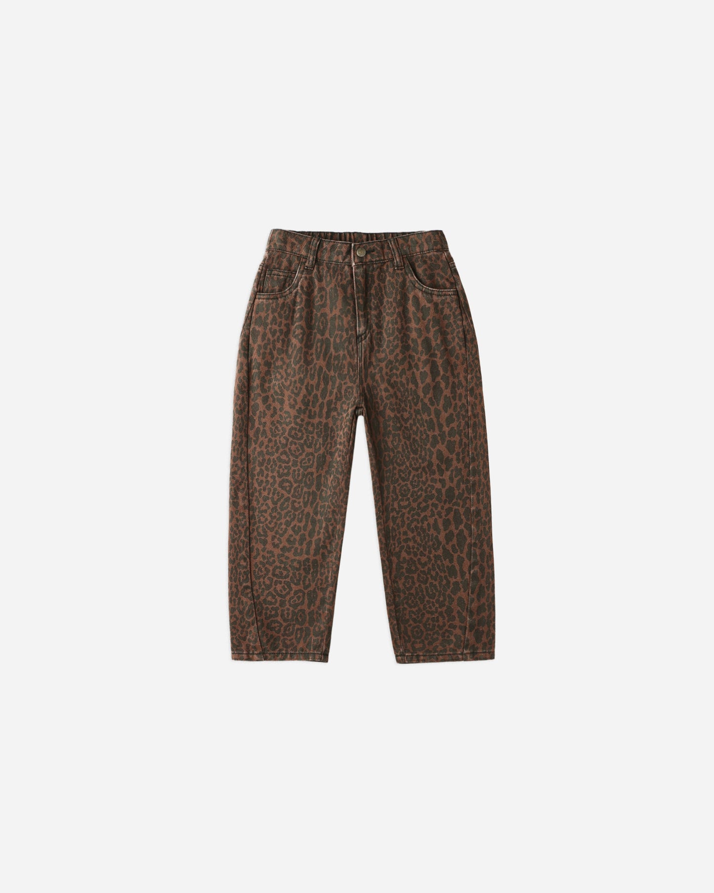 Rylee + Cru - Barrel Pant - Leopard