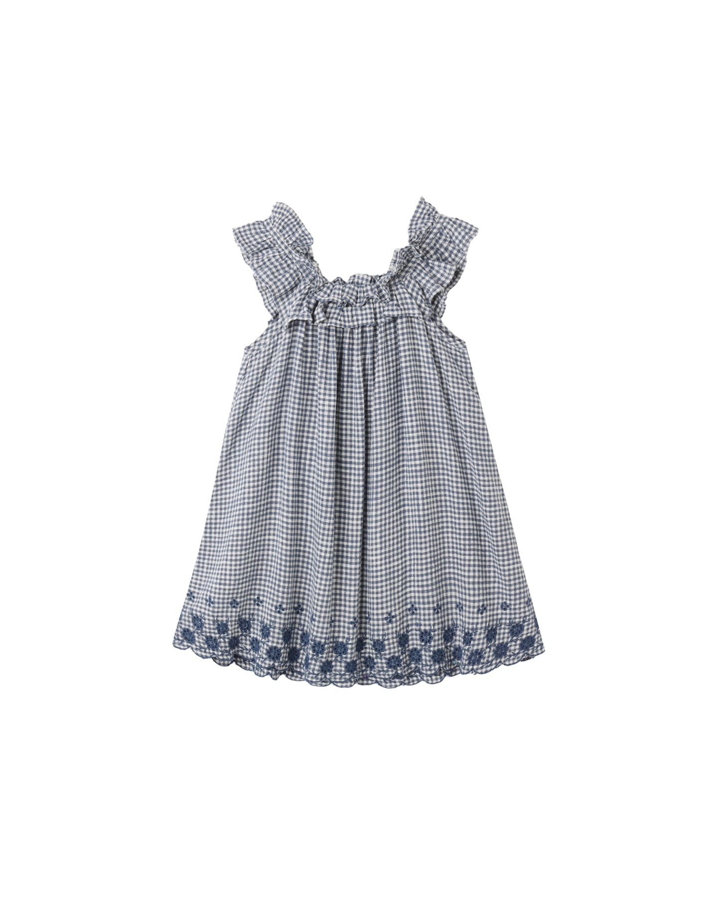 Rylee + Cru - Lennon Dress - Marine Gingham