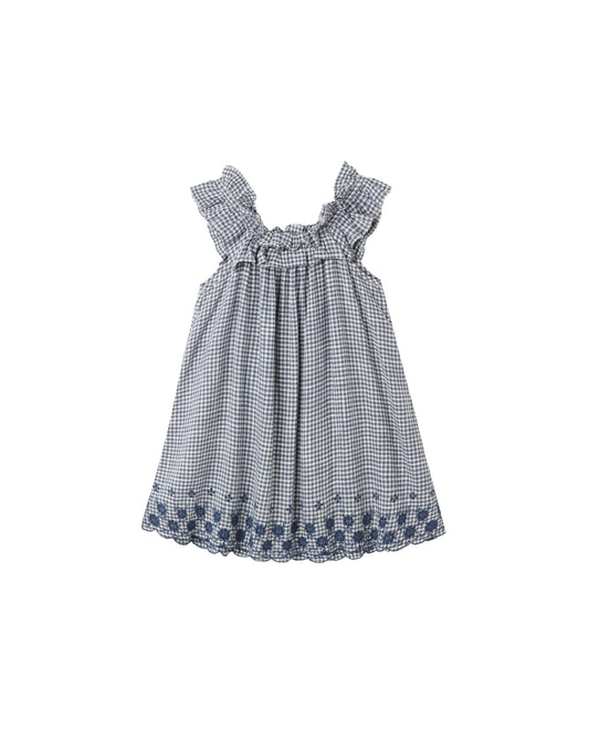 Rylee + Cru - Lennon Dress - Marine Gingham
