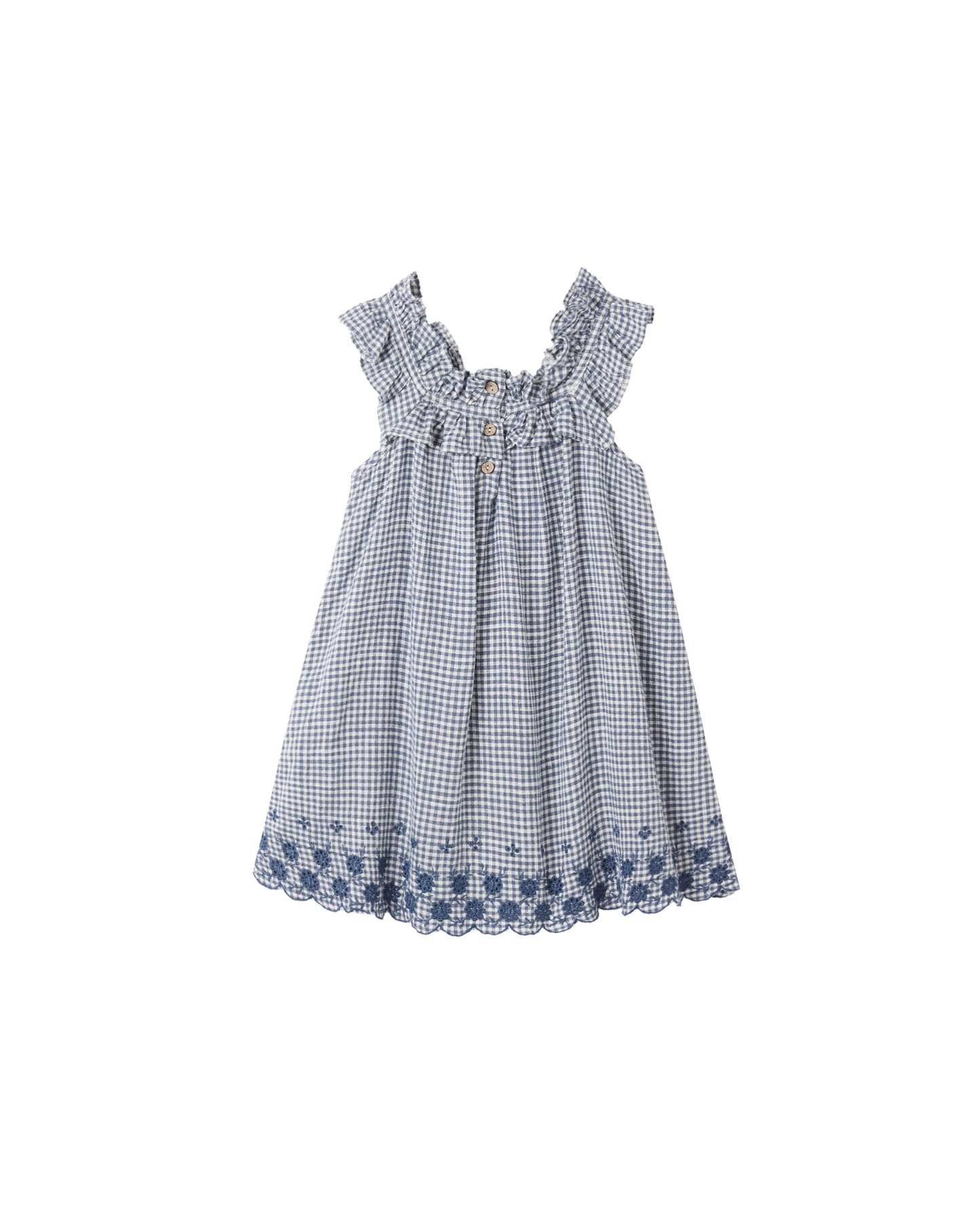 Rylee + Cru - Lennon Dress - Marine Gingham