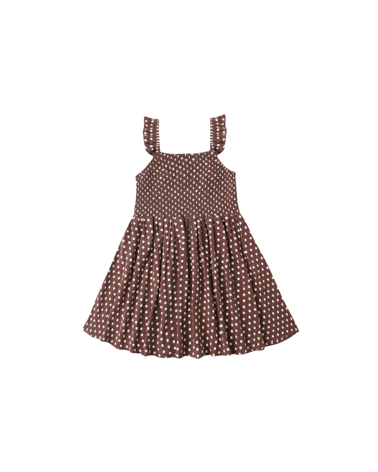 Rylee + Cru - Lainey Dress - Chocolate Polka Dot