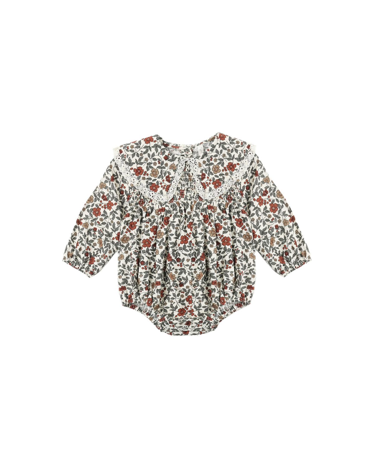 Rylee + Cru - Fern Romper - Holiday Floral