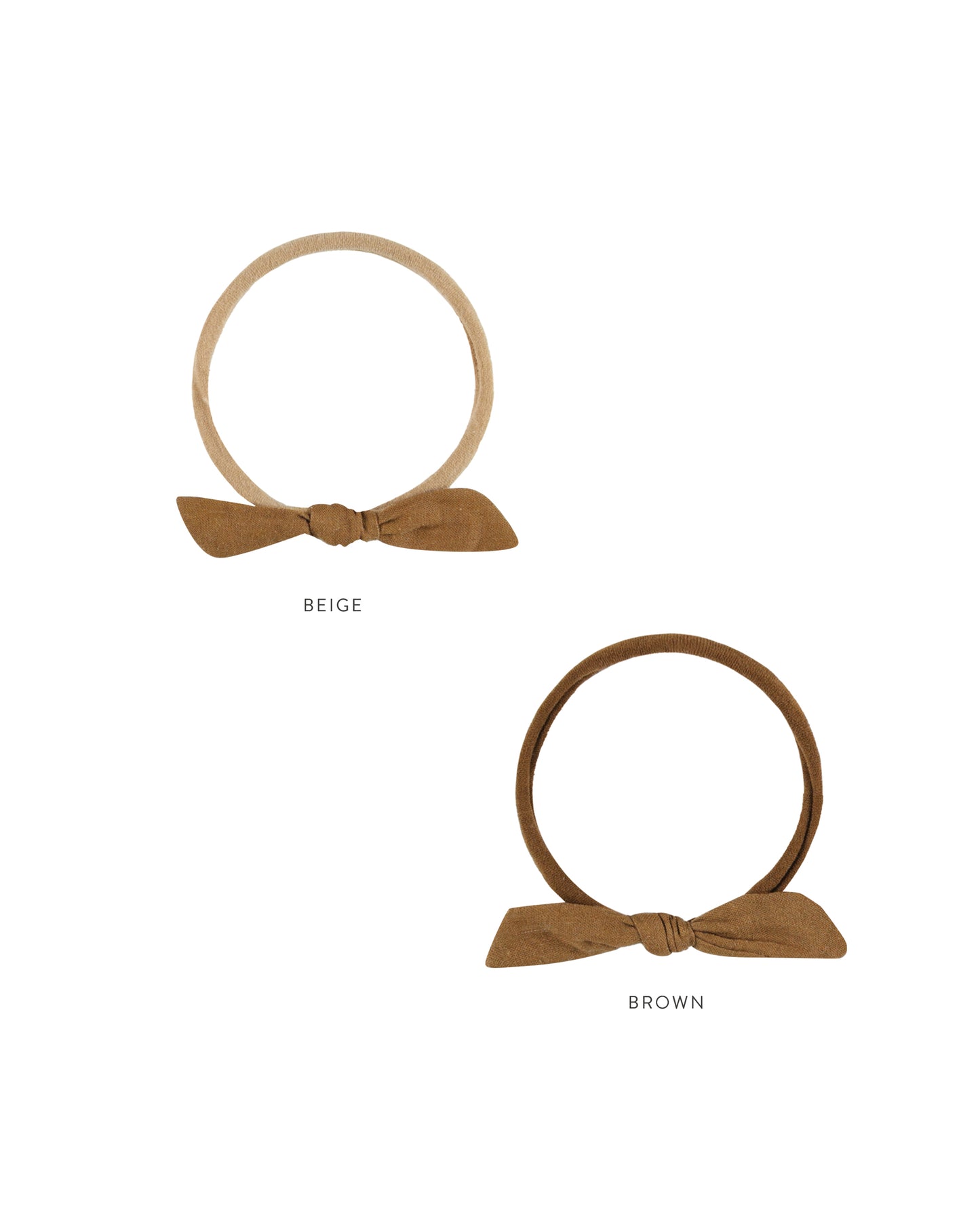 Rylee + Cru - Little Knot Headband (Beige) - Saddle