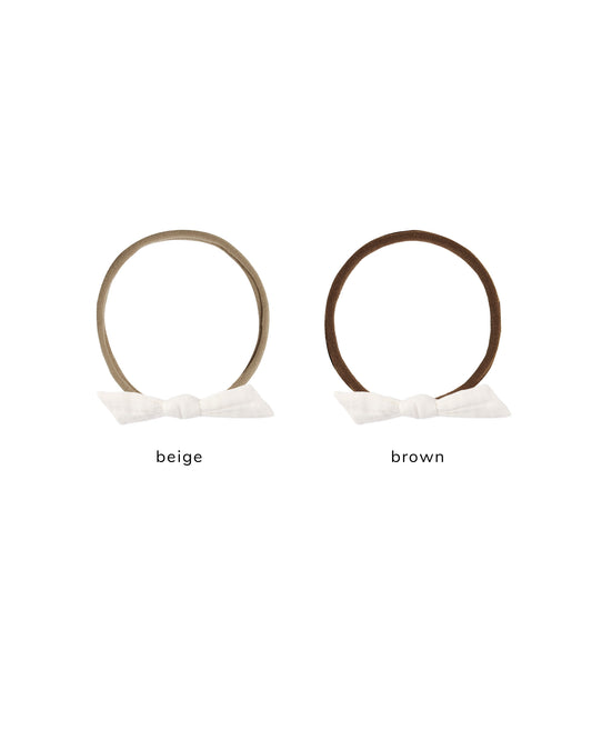 Rylee + Cru - Little Knot Headband - Natural(Beige)