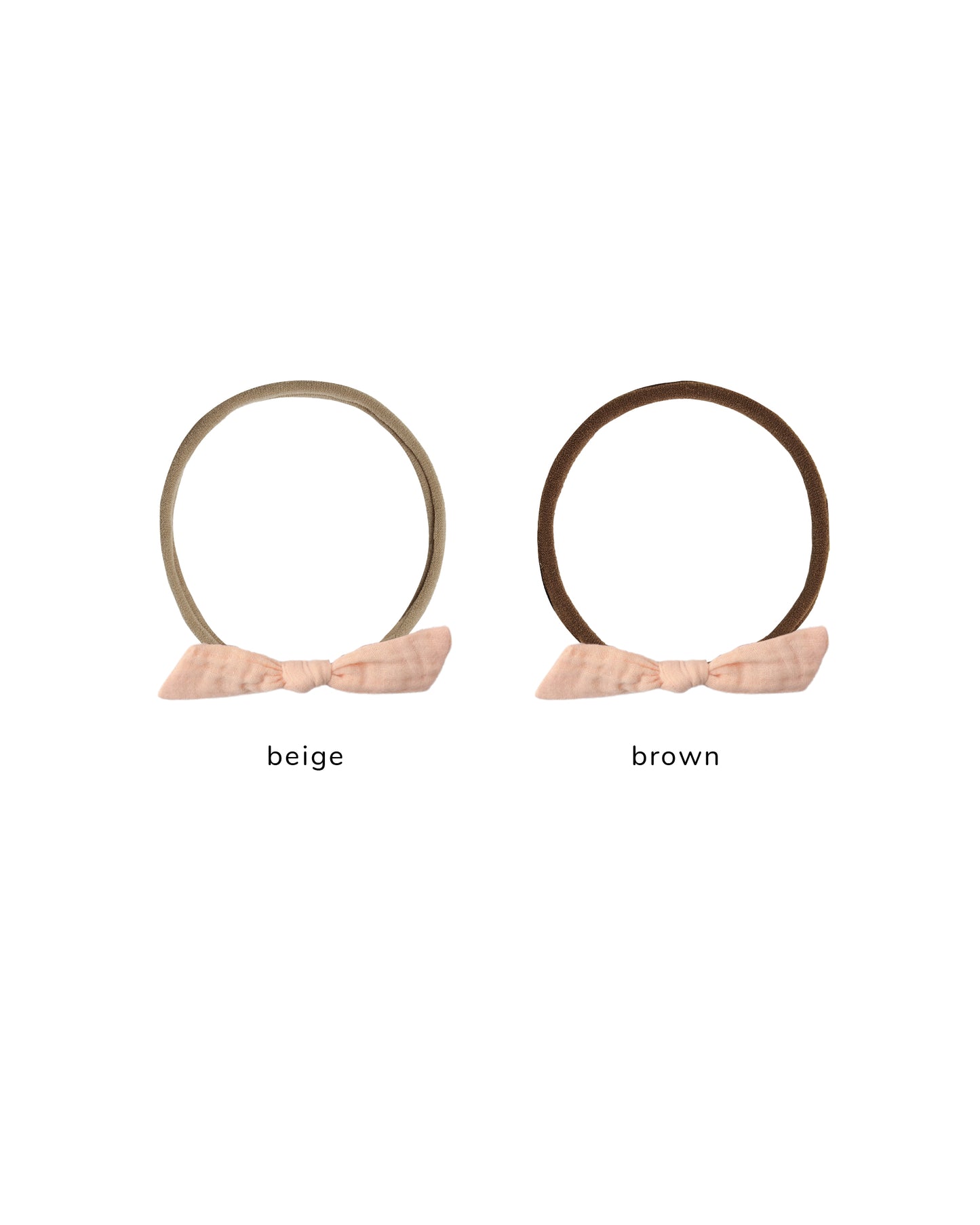 Rylee + Cru - Little Knot Headband - Melon(Beige)