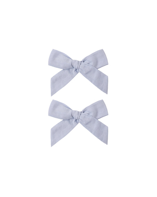 Rylee + Cru - Bows, Set Of 2 - Periwinkle