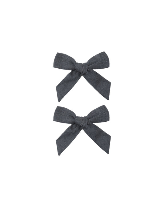 Rylee + Cru - Bows, Set of 2 - Midnight