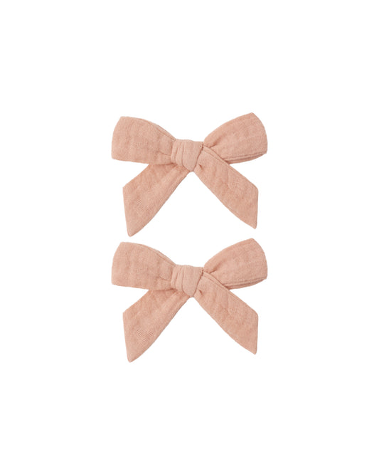 Rylee + Cru - Bows, Set Of 2 - Melon