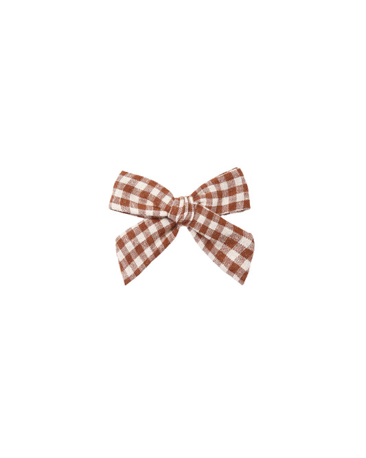 Rylee + Cru - Bow - Brick Check