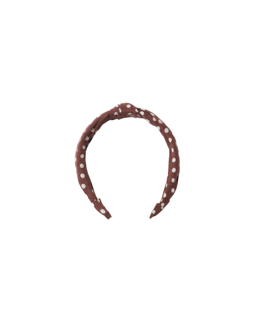Rylee + Cru - Knotted Headband - Polka Dot