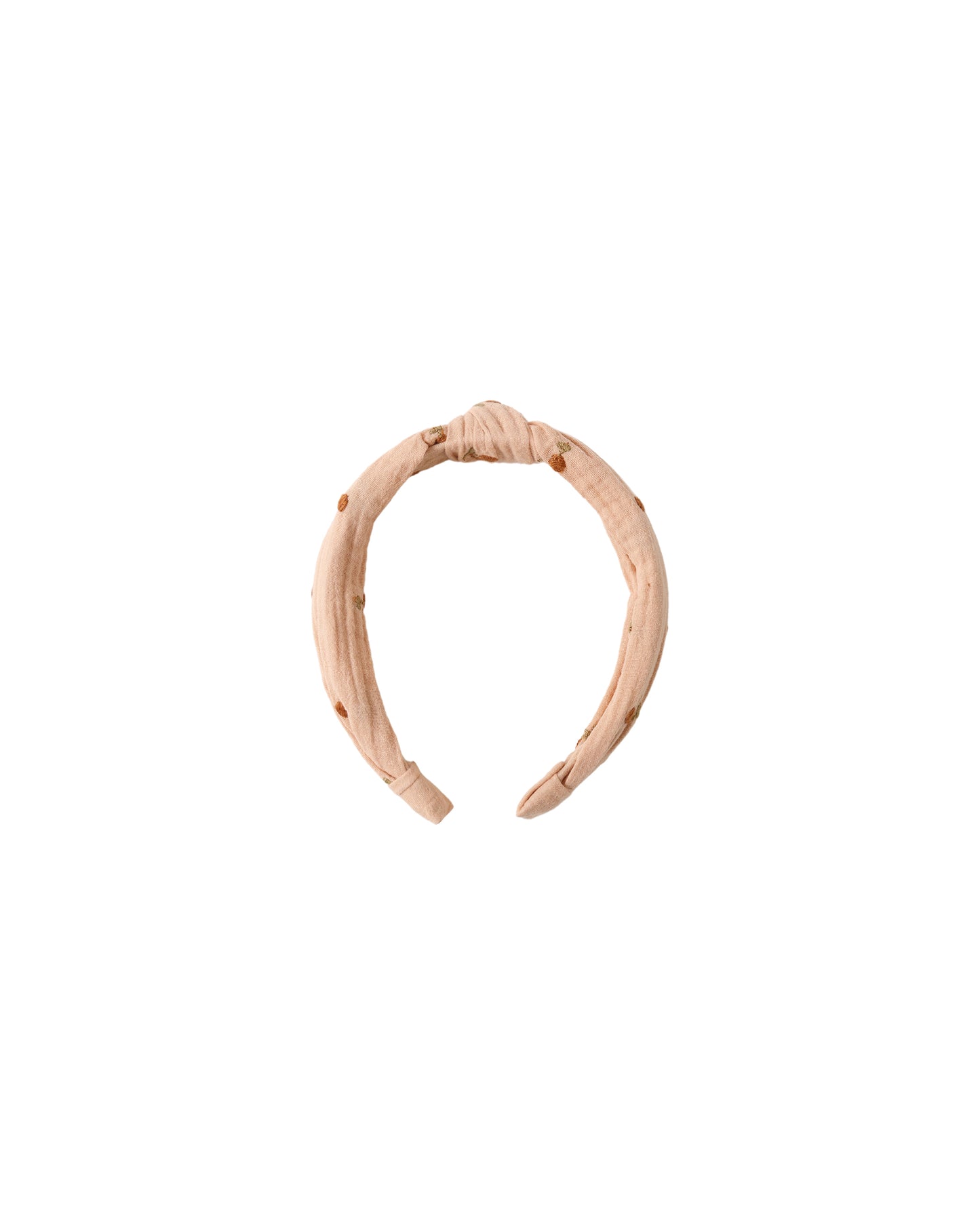 Rylee + Cru - Knotted Headband - Cherry Embroidery