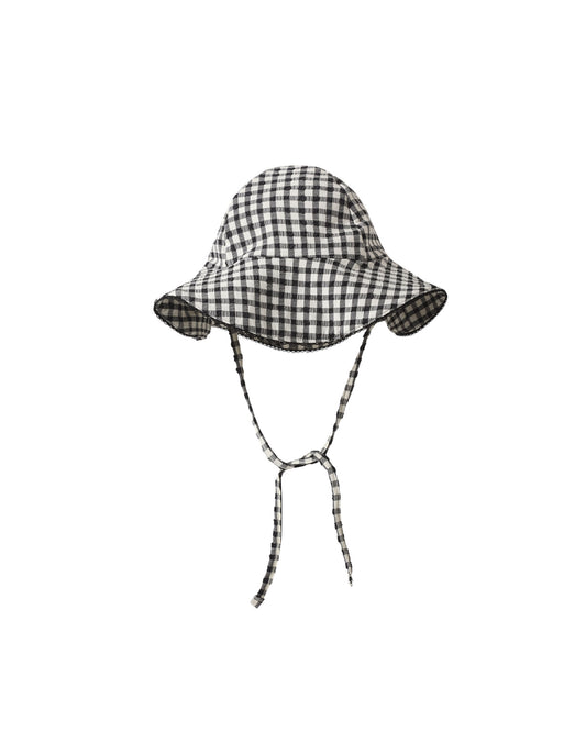 Rylee + Cru - Swim Hat - Black Gingham