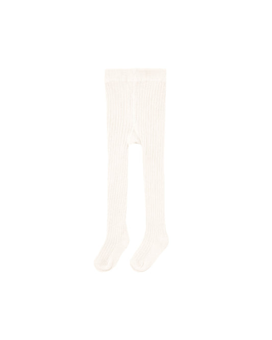 Rylee + Cru - Ribbed Tights - Natural