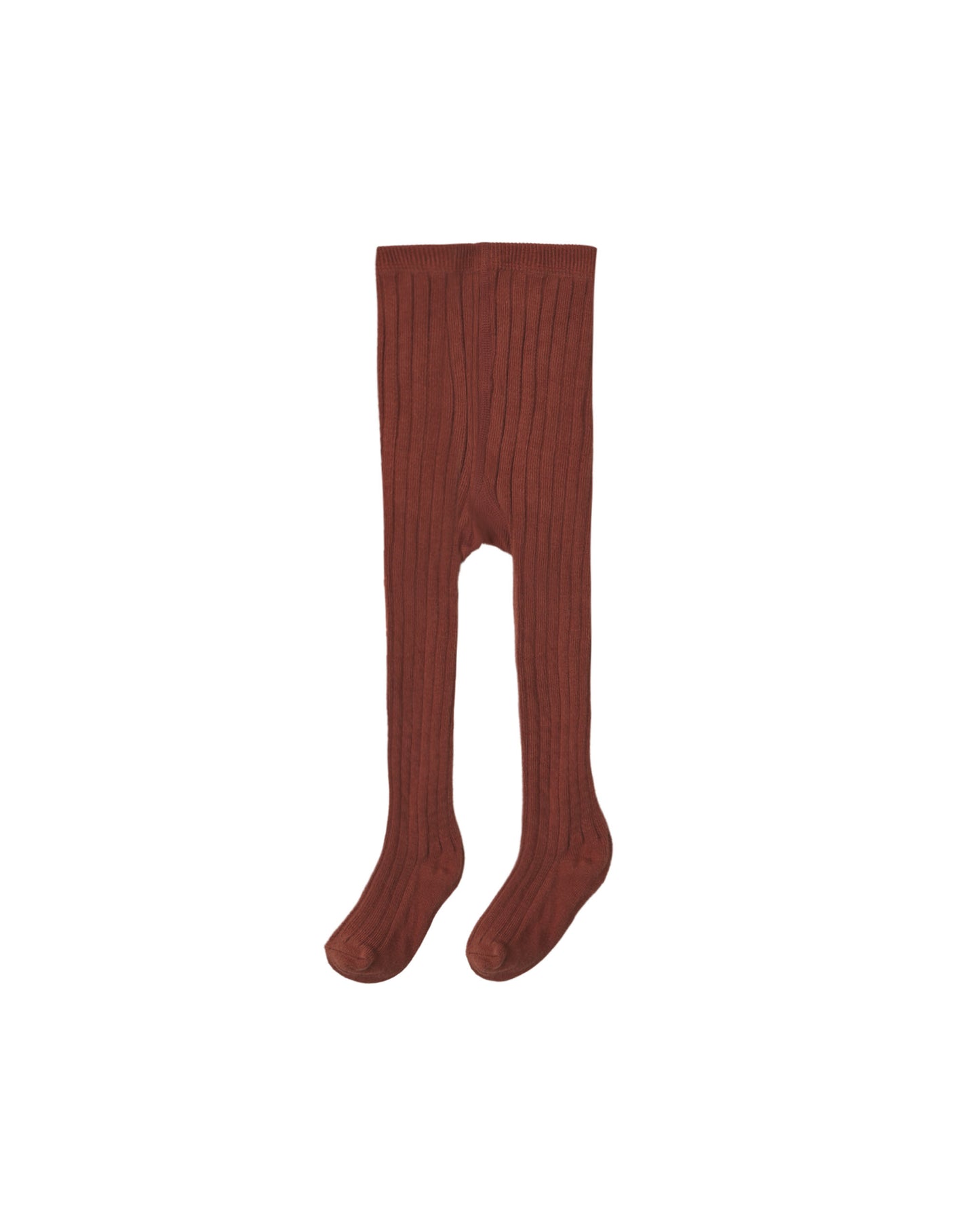 Rylee + Cru - Ribbed Tights - Brick