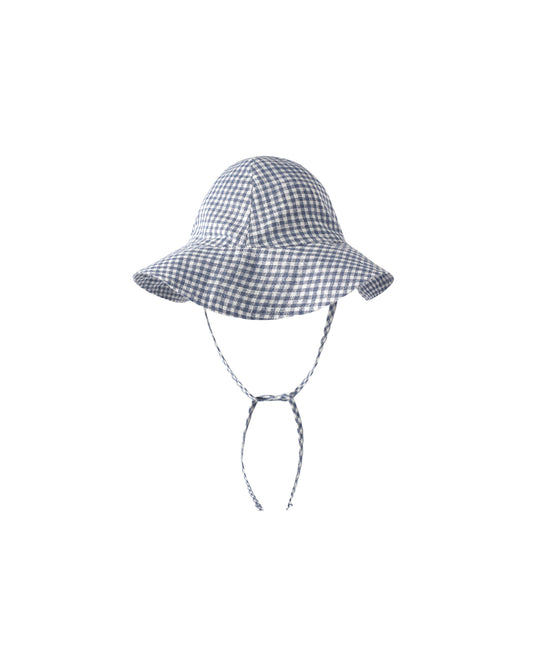 Rylee + Cru - Floppy Swim Hat - Marine Gingham