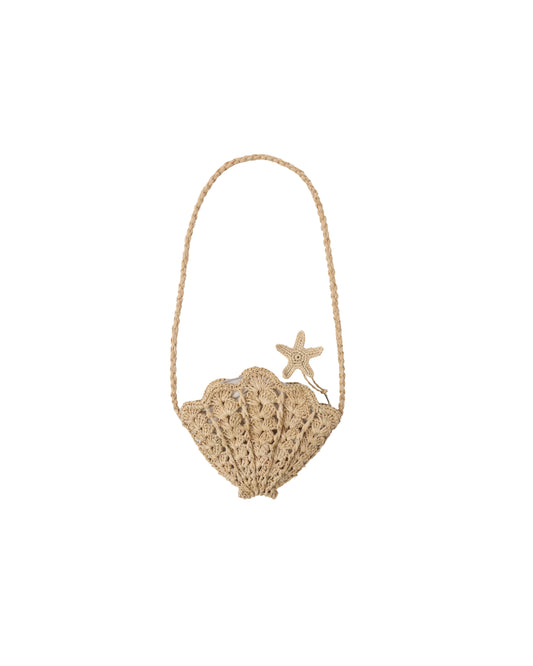 Rylee + Cru - Shell Purse - Straw