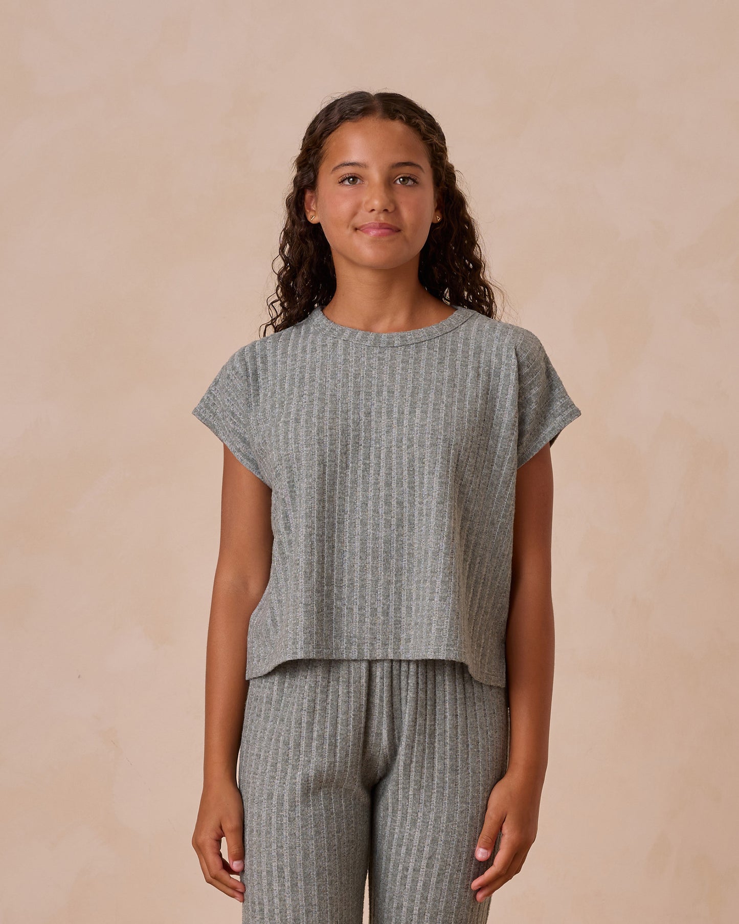 Rylee + Cru - Tween Cozy Rib Set - Eucalyptus