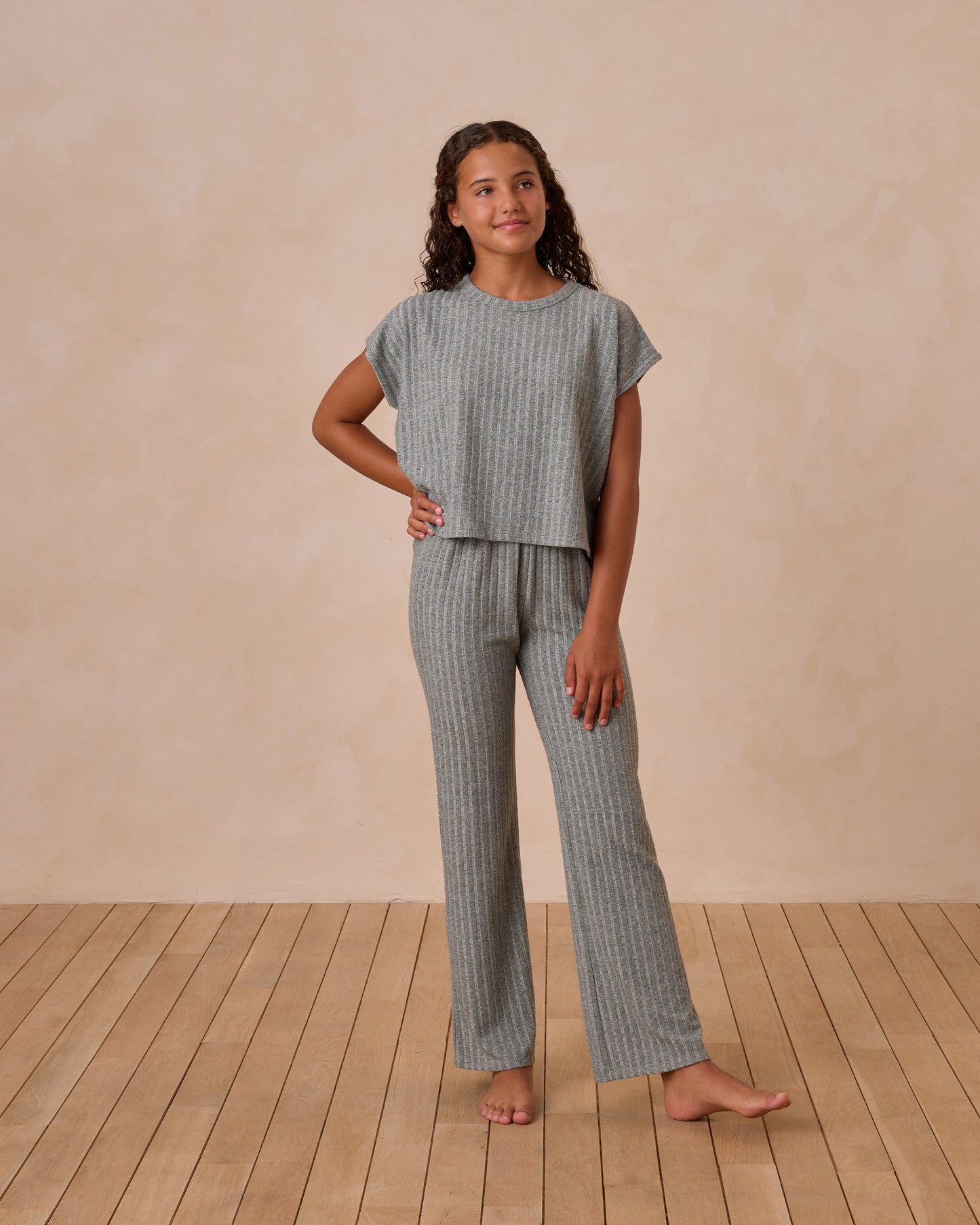 Rylee + Cru - Tween Cozy Rib Set - Eucalyptus