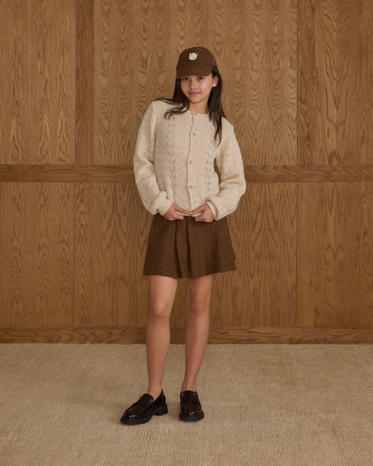 Rylee + Cru - Tween Cheyenne Cardigan - Heathered Oatmeal