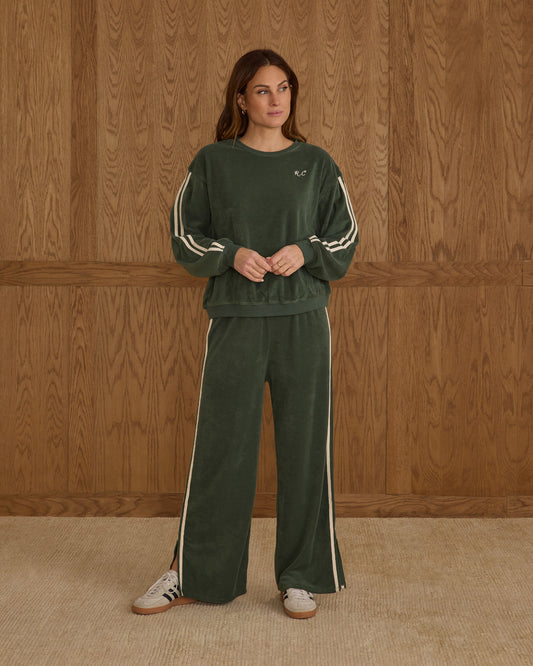 Rylee + Cru - Women's Oversized Sweatshirt - Green