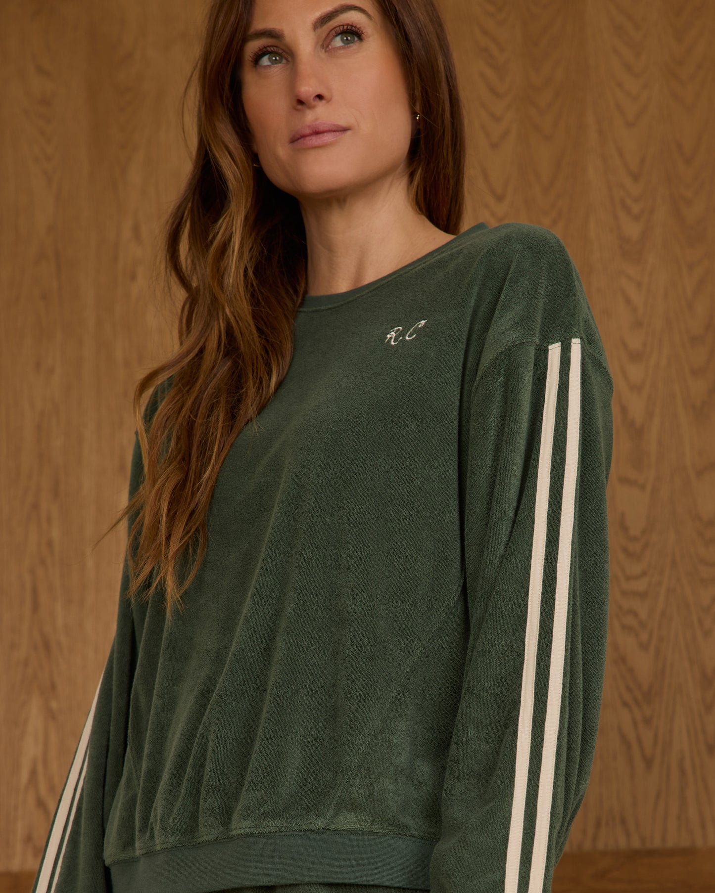 Rylee + Cru - Women's Oversized Sweatshirt - Green