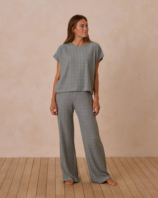 Rylee + Cru - Women's Cozy Knit Set - Eucalyptus