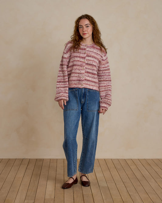 Rylee + Cru - Women's Cheyenne Cardigan - Pink Multi Stripe