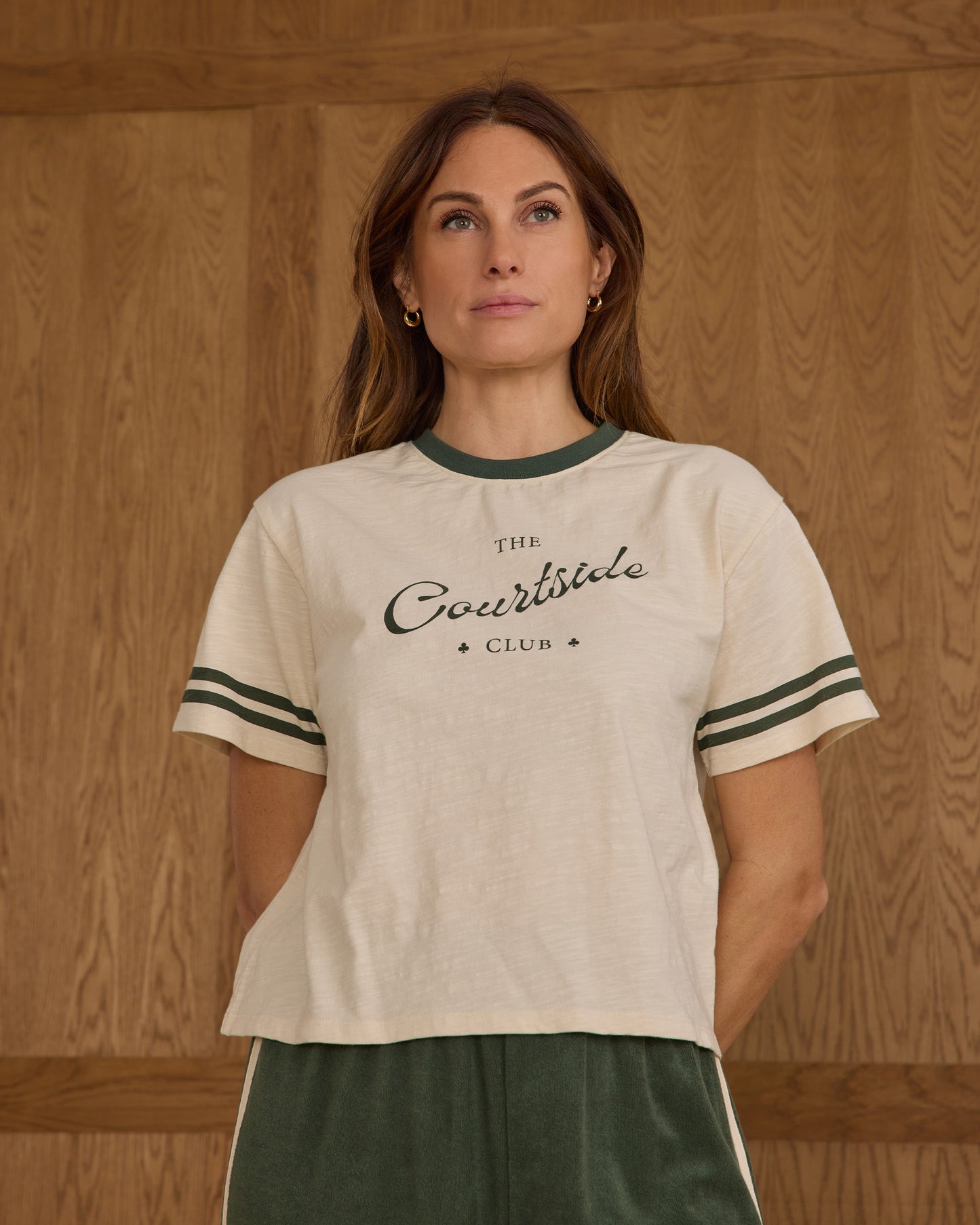 Rylee + Cru - Women's Varsity Tee - Courtside Club