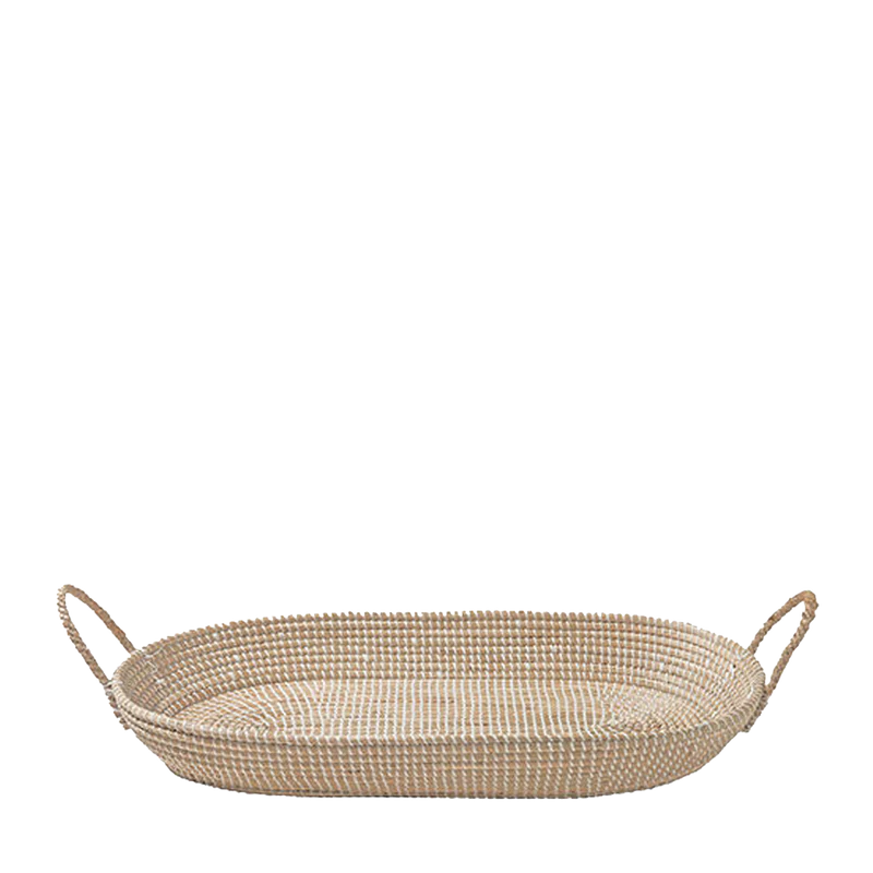 Olli Ella - Reva Seagrass Changing Basket - Natural