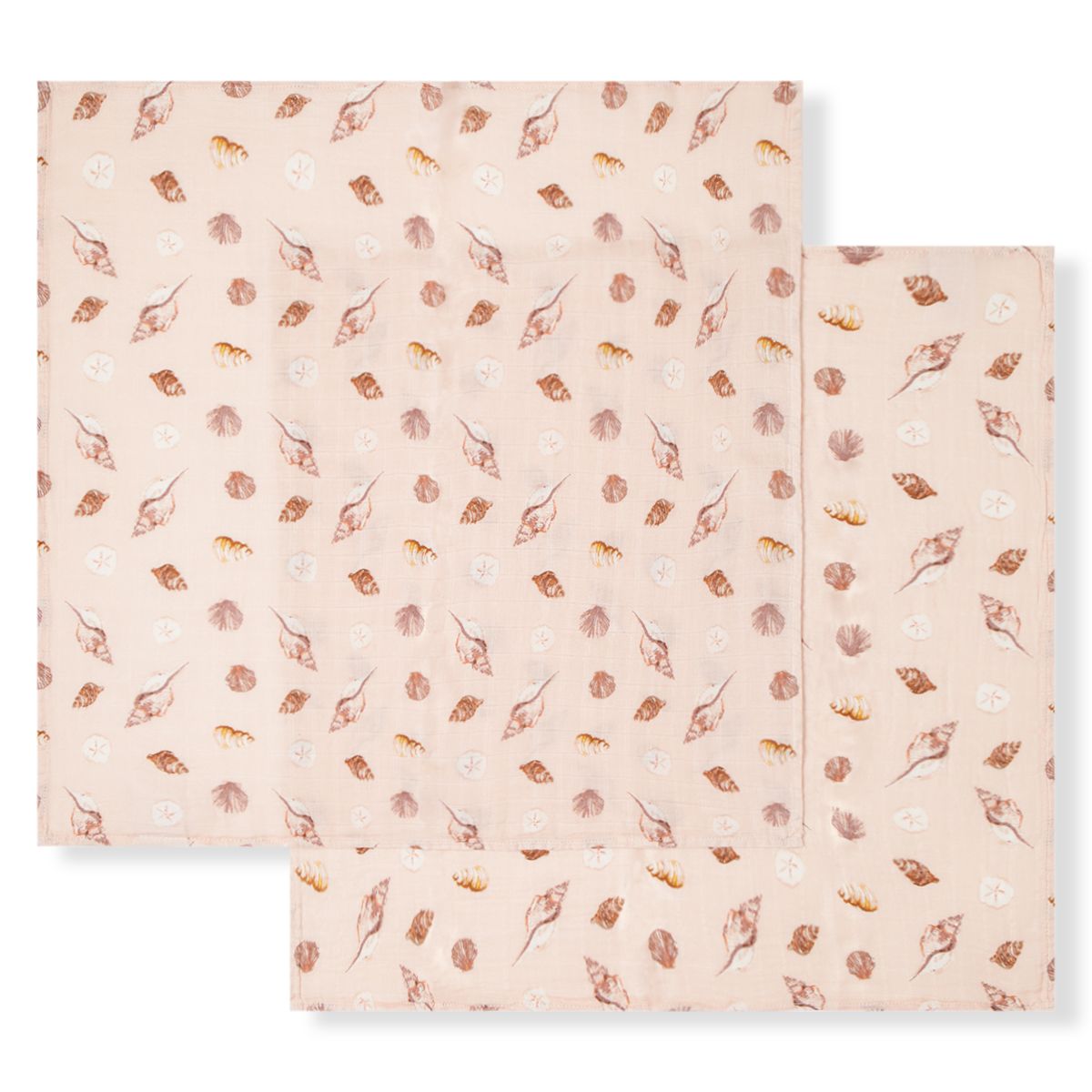 Milkbarn - Burp Cloths - Seashells