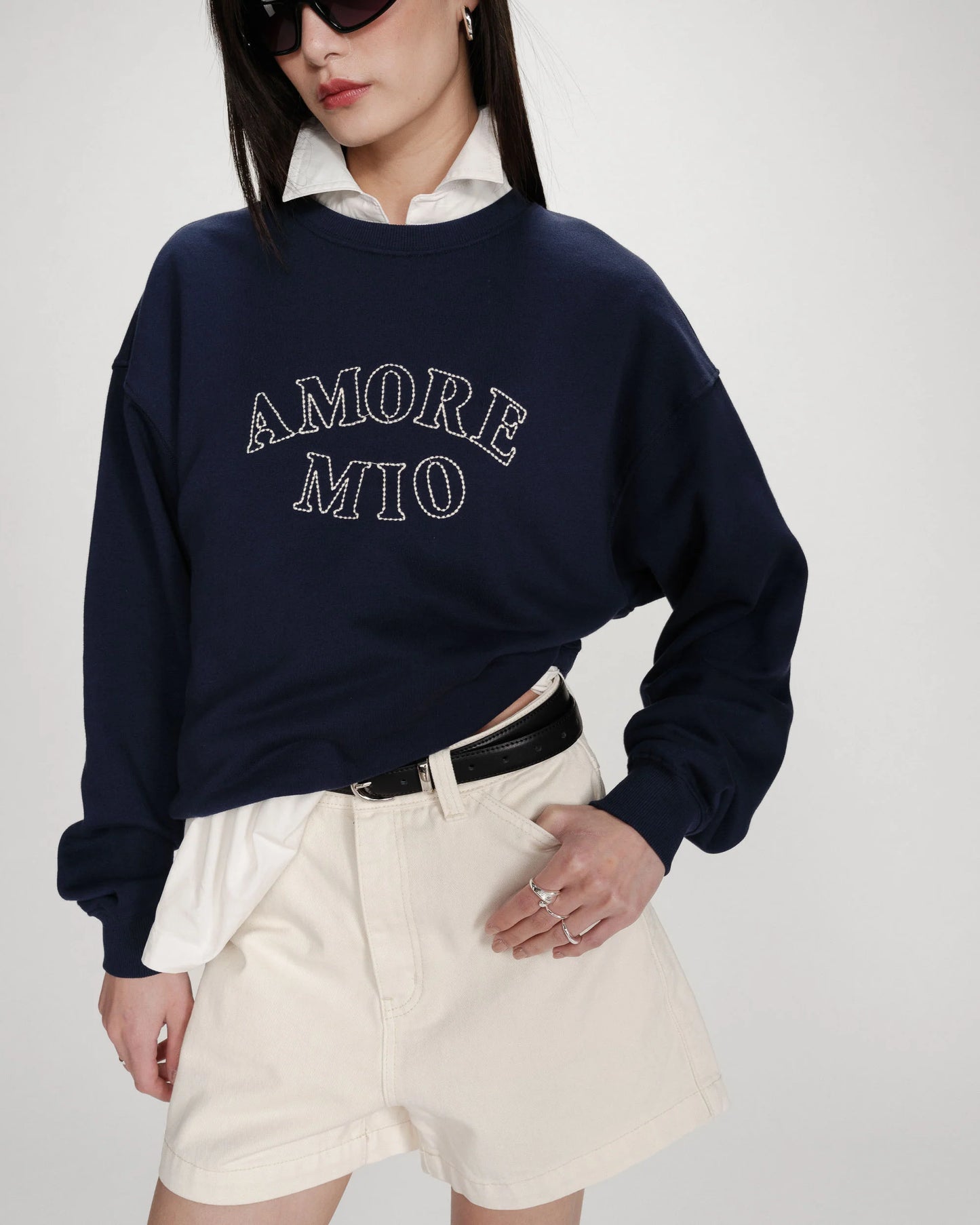 The Valino Sweatshirt - Marine