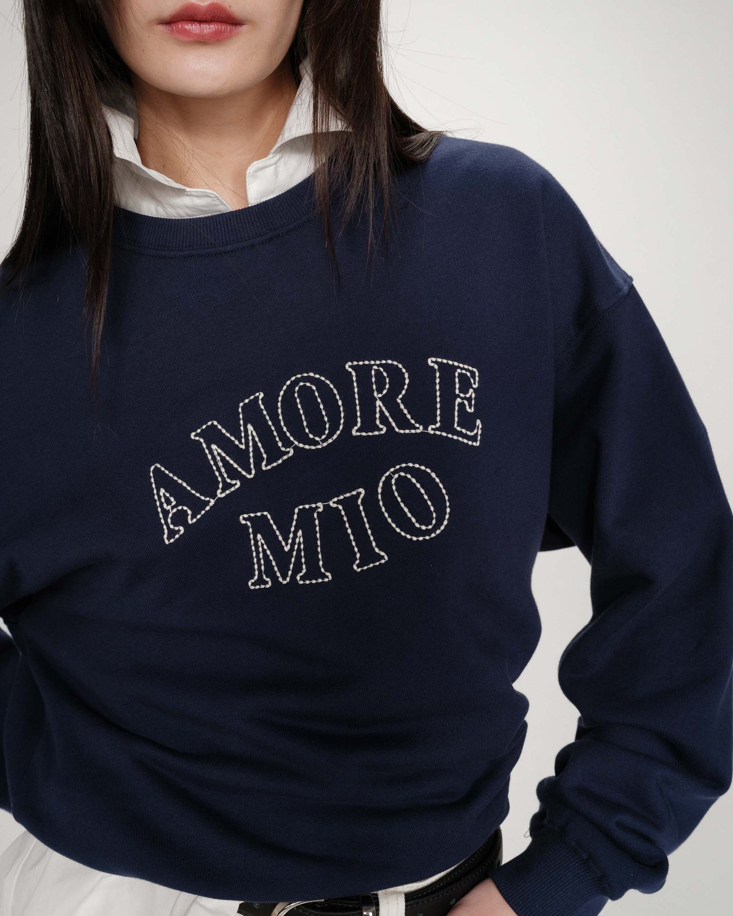 The Valino Sweatshirt - Marine