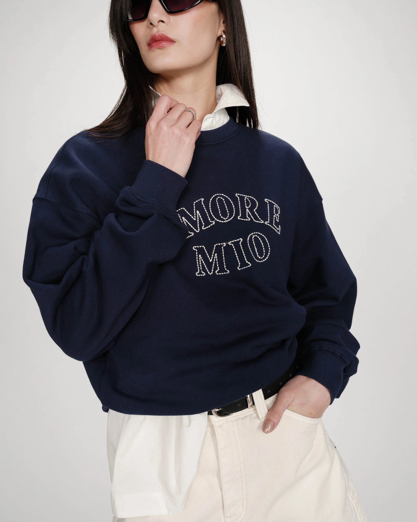 The Valino Sweatshirt - Marine