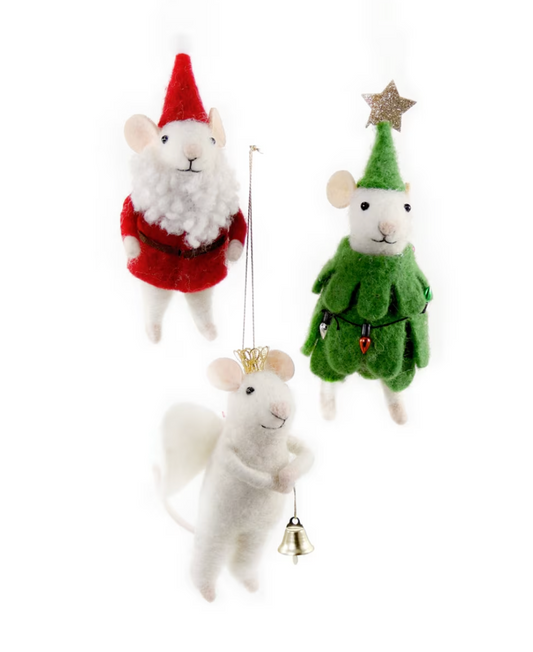 Merry Christmas Mr. Mouse Ornament