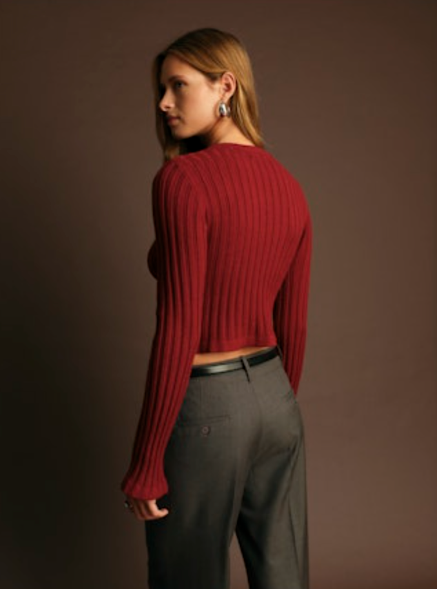 Buddleia Sweater - Malbec
