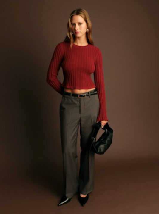 Buddleia Sweater - Malbec