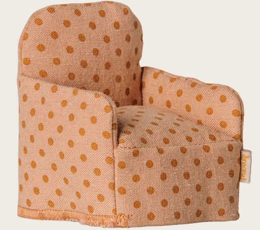 Maileg - Folding Chair, Mouse - Dots - PREORDER FW26