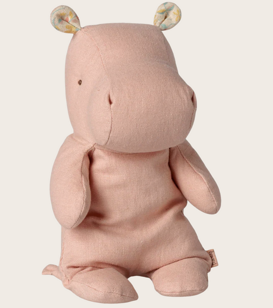 Maileg - Safari Friends, Rhino, Small - Soft Rose-  PREORDER FW26