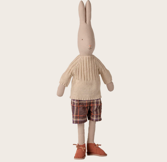 Maileg - Rabbit, Size 4 - Classic - Pants and Knitted Sweater -  PREORDER FW26