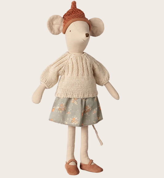 Maileg - Mouse, Medium - Skirt and Sweater -  PREORDER FW26