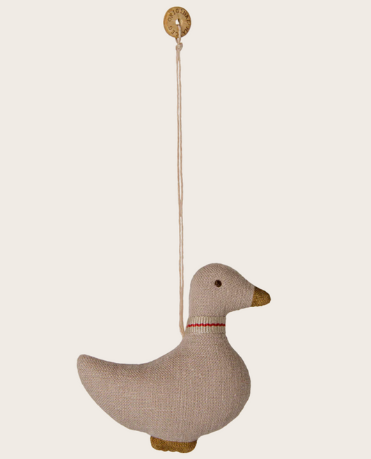 Maileg - Fabric Ornament, Duck - Sand- PREORDER FW26