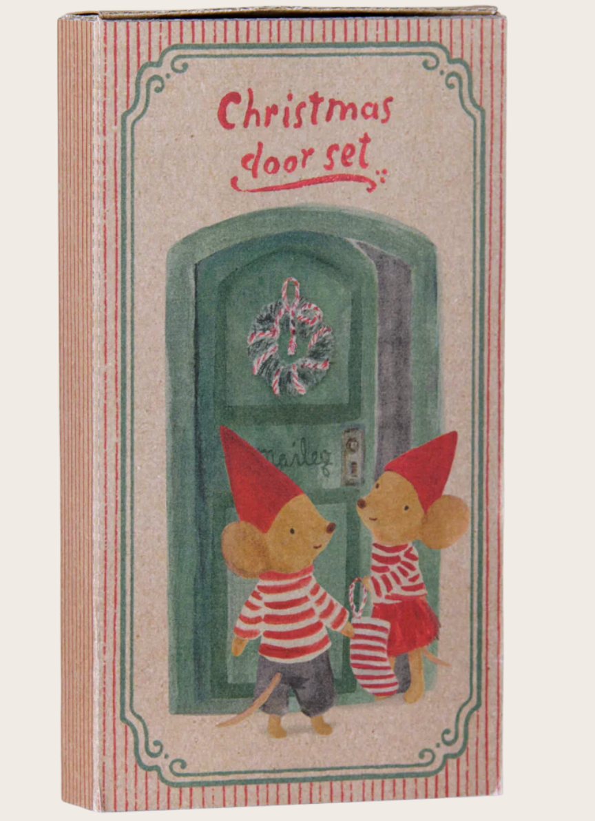 Maileg - Christmas Door Set, Mouse - PREORDER FW26