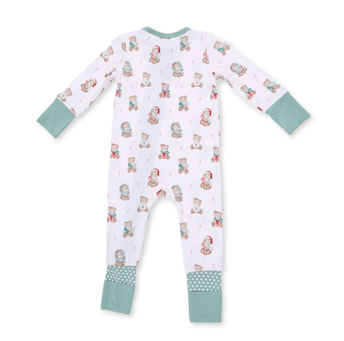 Convertible Romper - Christmas Teddy Bears