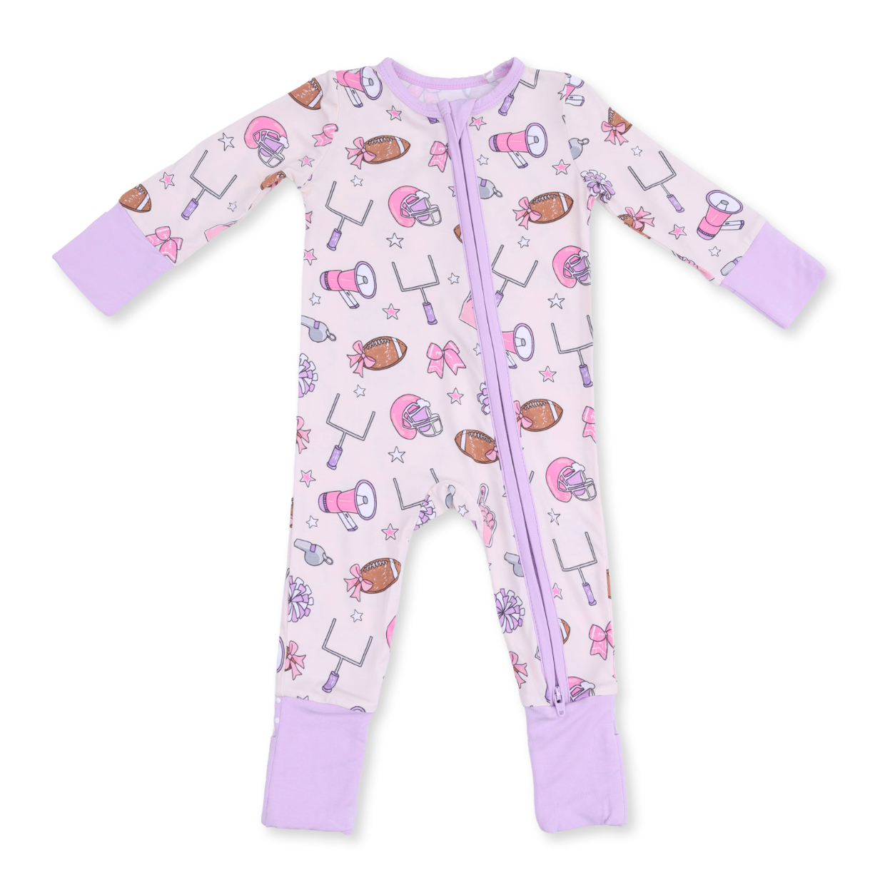 Convertible Romper - Football Cheer