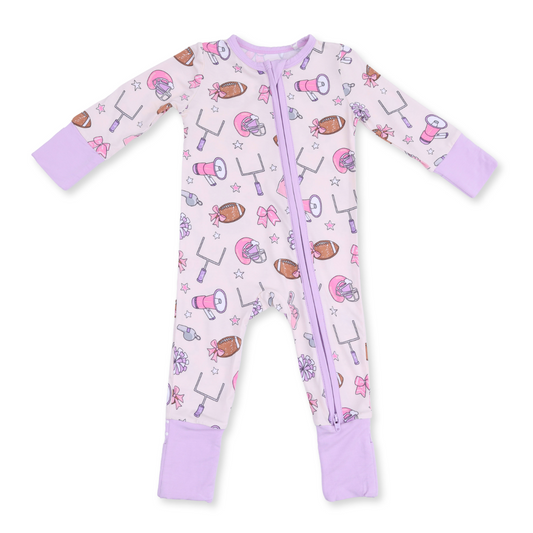 Convertible Romper - Football Cheer