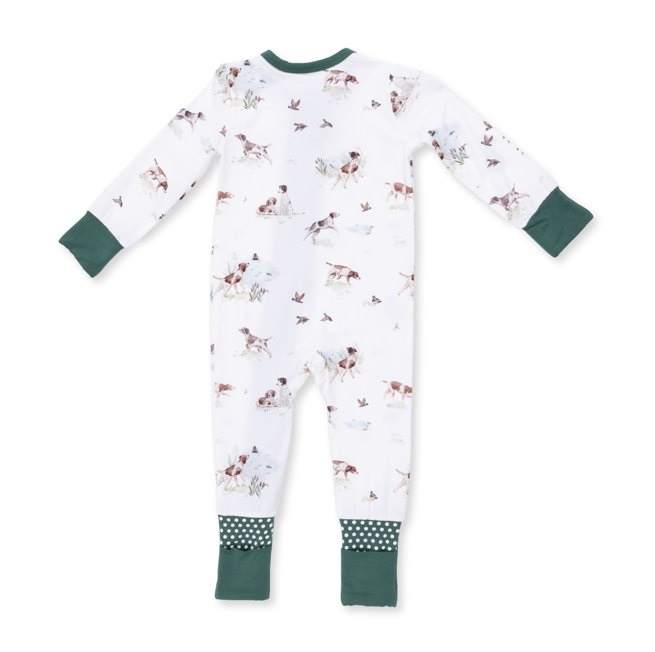 Convertible Romper - Pointer Pups & Duck Buddies