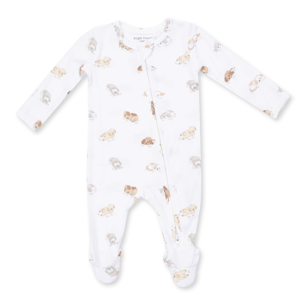2 Way Zipper Footie - Puppy Snuggle Club